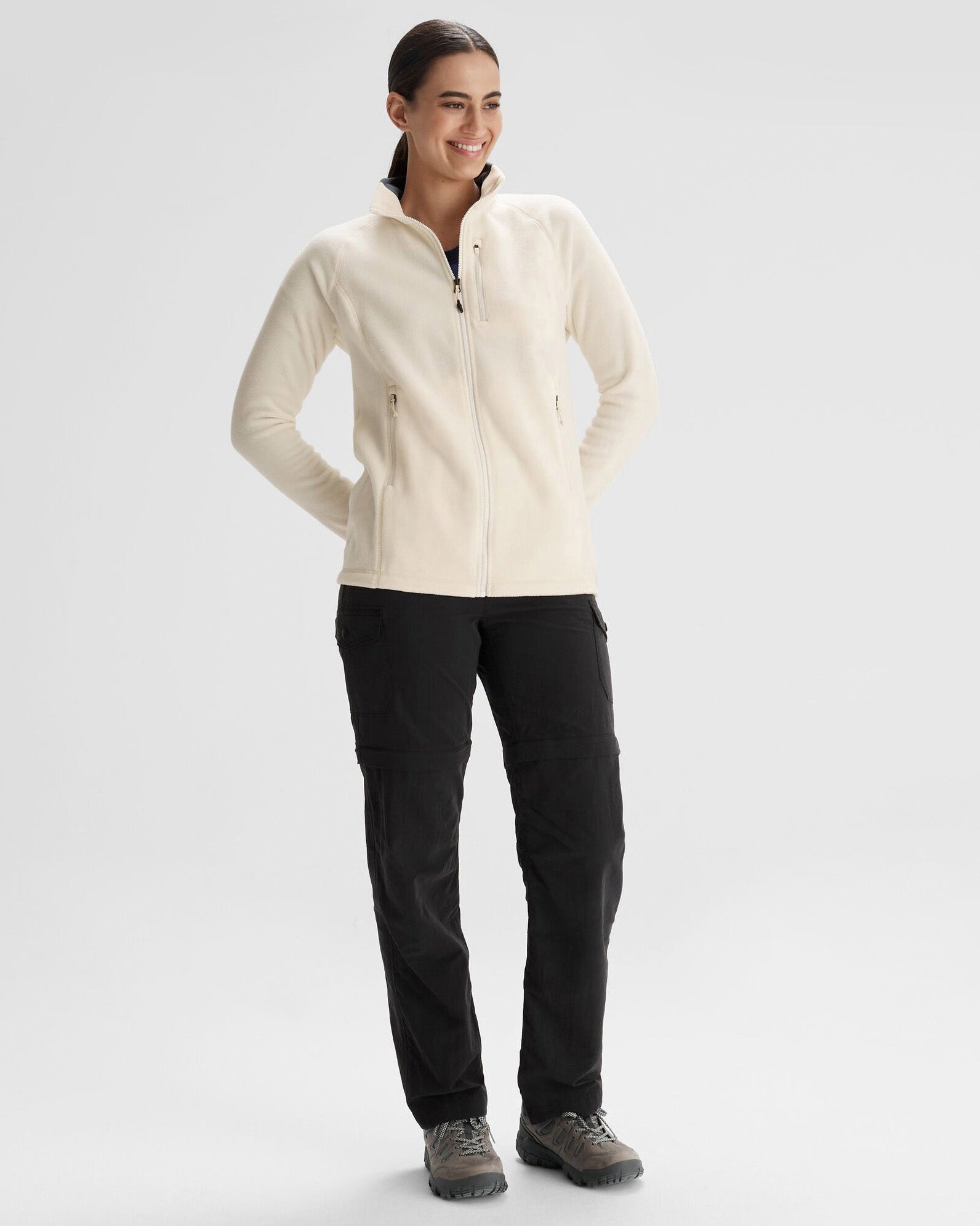 Women's Ridge 100 PrimaLoft Bio Fleece Jacket - Natural1