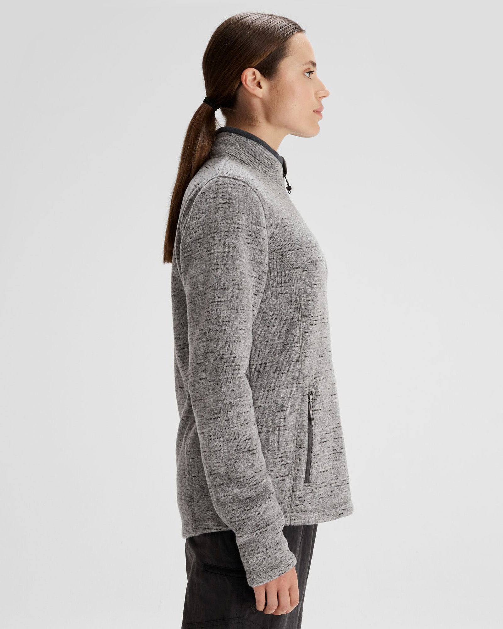 Women's Aikman Fleece Jacket - Steel Grey Marle666666