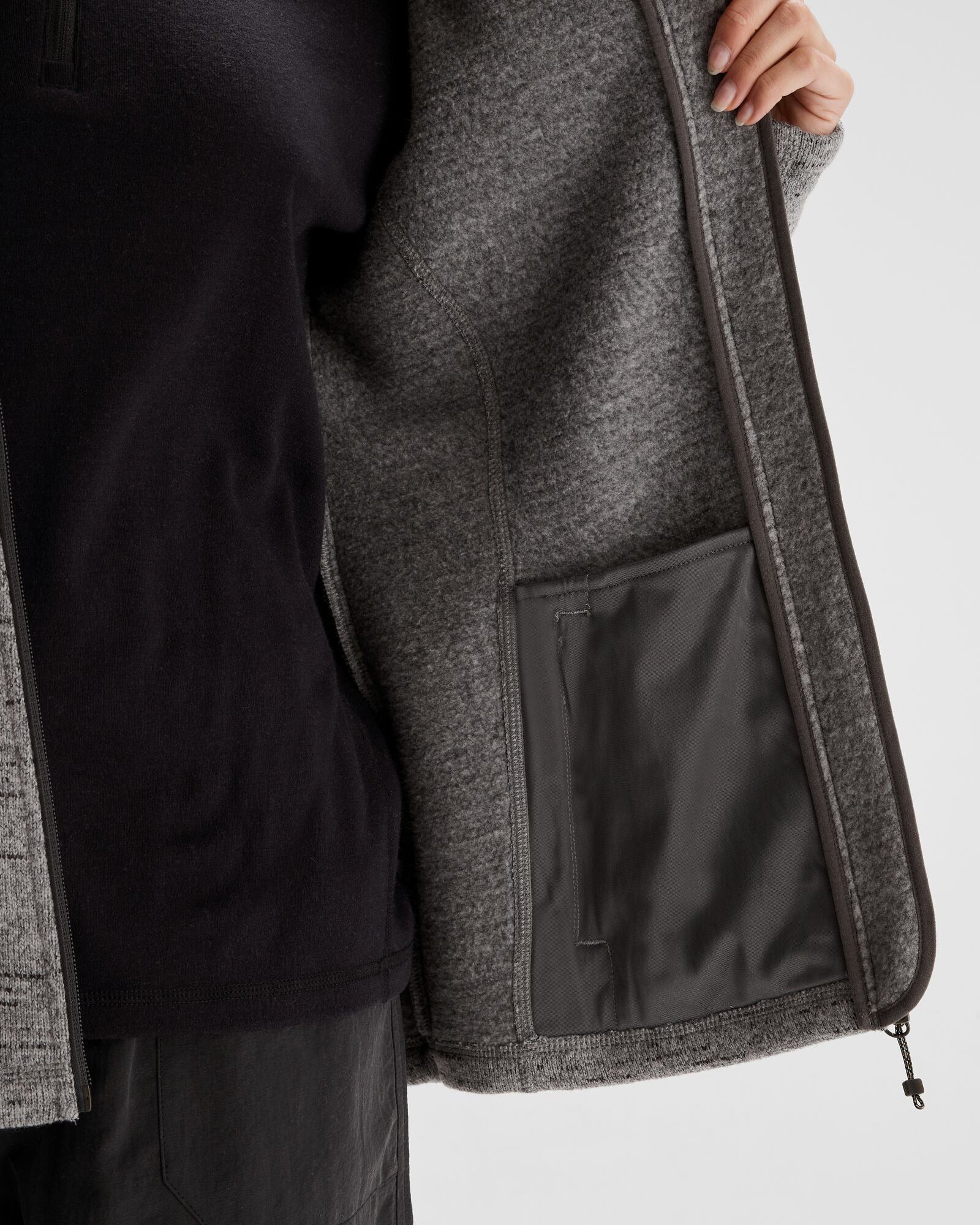 Women's Aikman Fleece Jacket - Steel Grey Marle