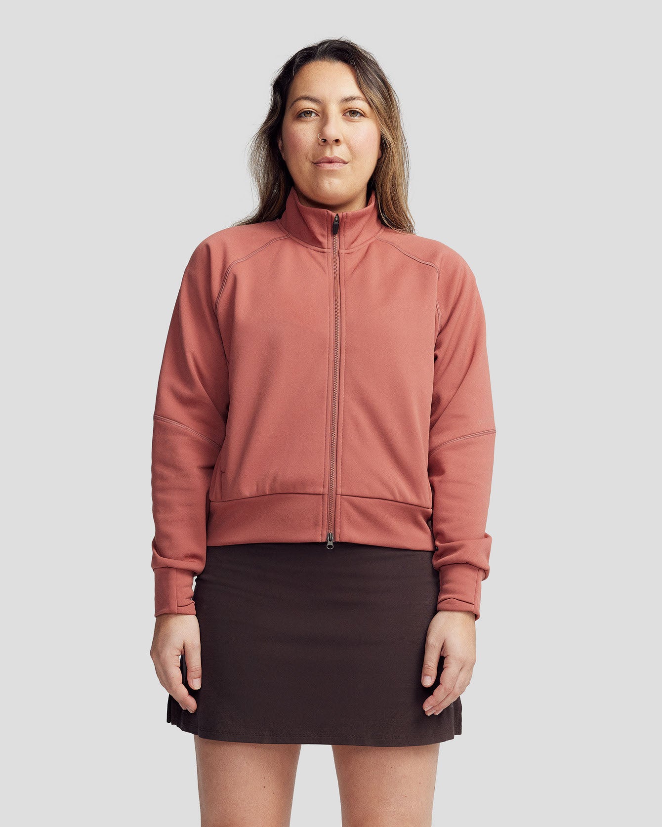 Women’s Anytime Bomber Jacket - Dark Clay